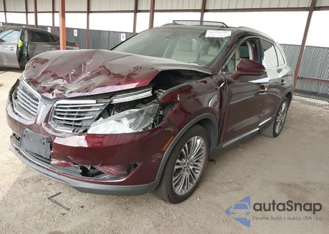 2018 Lincoln Mkx Reserve z USA, uszkodzony, nr VIN 2LMPJ6LR7JBL26824